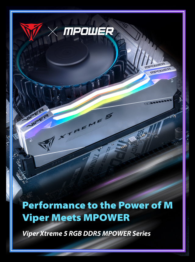 Viper Xtreme 5 RGB RGB DDR5 MPOWER Series | Viper Gaming